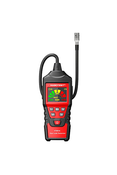 Habotest Detector de scurgeri de gaz HT601A, negru/roșu