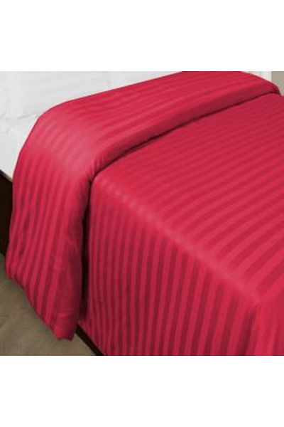 HomePuls Cearsaf de pilota 2 persoane extra large Damasc Policoton dunga 1 cm, 200 x 230 cm, Rosu Persan