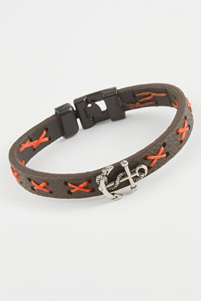 Ronanna Anchor Quality Faux Leather Bracelet