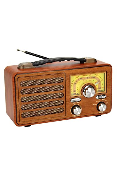 Everton Rt-755 Bluetooth Fm-Usb-Tf-Aux Şarjlı Nostaljik Radyo