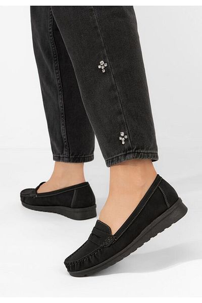 B T Shoes Women's Herlinda black loafers