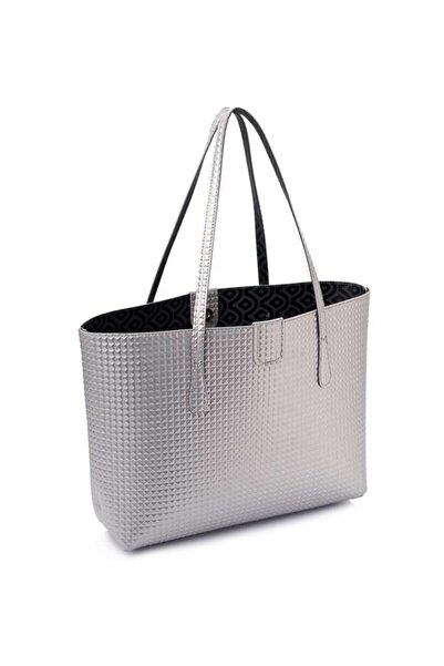 Lucky Bees Kadın Büyük Suni Deri Tote Omuz Çantası