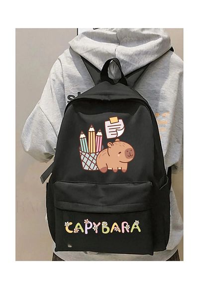 1blood Capybara Printed School, Classroom, Course Backpack