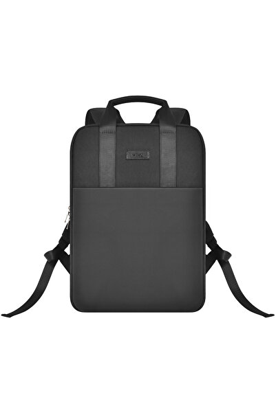 WIWU Minimalist Çok Fonksiyonlu Su Geçirmez Polyester Kumaş Seyehat Sırt Çantası Siyah