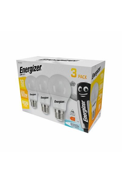 Energizer Set 3 Becuri LED Energizer, 8.8W, E27, 806 lm, 6500K, lumina rece
