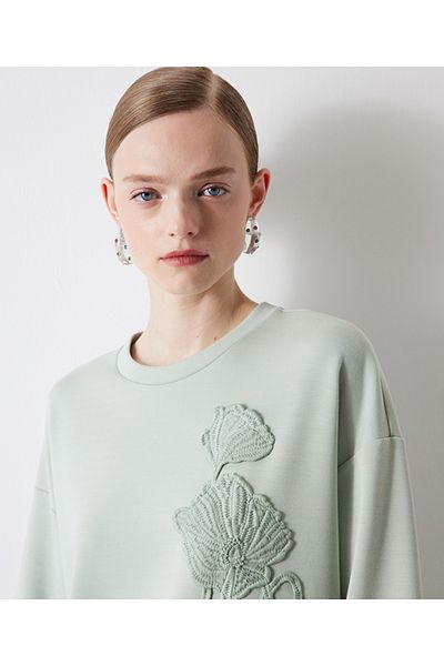 İpekyol Floral Patterned Sweatshirt