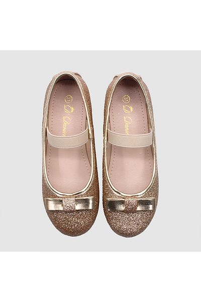 ddaniela D' Daniela - Glitter Bow Mary Jane Flats