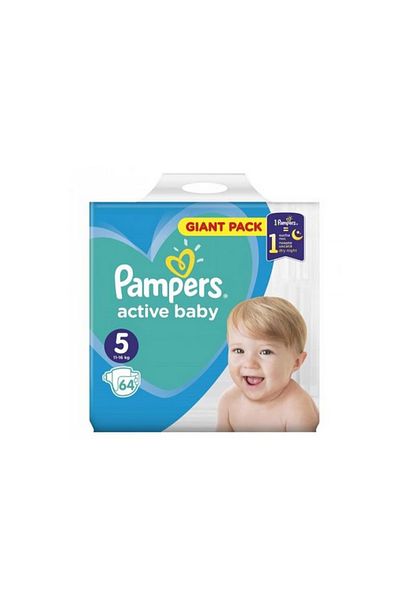 Pampers Active Baby Nr.5 (11-16kg) x 64 buc