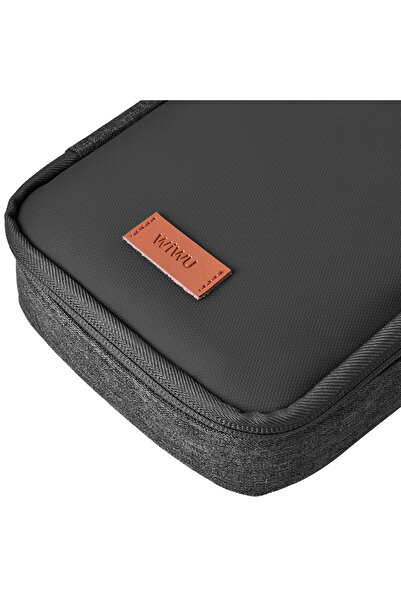 WIWU Minimalist Çok Fonksiyonlu Su Geçirmez Taşınabilir Polyester Kumaş Seyehat Çantası Siyah