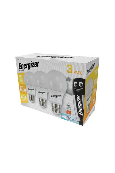 Energizer Set 3 Becuri LED Energizer, 8.8W, E27, 806 lm, 6500K, lumina rece