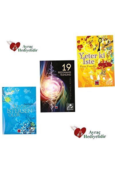 Elips Kitap Doğru İstersen Olur+19 Rezonans Kanunu+Yeter ki İste AYRAÇ HEDİYE...