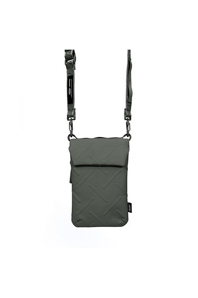 Skinarma Sling Pouch Juno Cross-Hatch Nylon Scout Neck Strap Strap Cross Body Bag Green