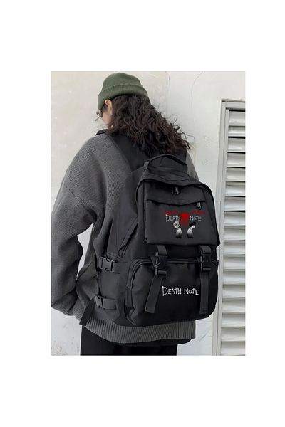 Toum Anime Death Note Printed Palaska Backpack School Bag