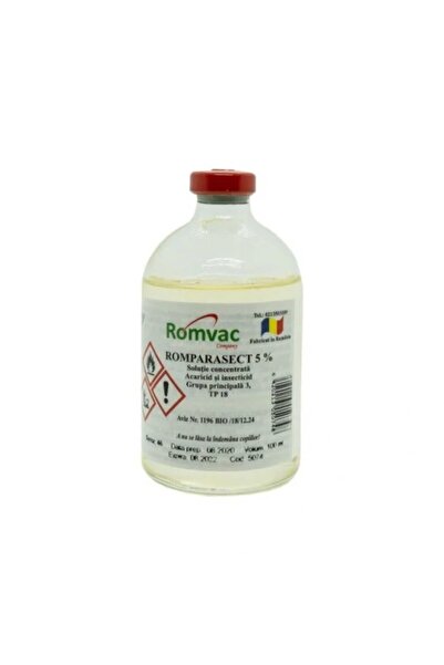 Romvac Insecticid Romparasect, 100 ml