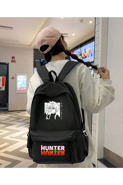 Touz Moda Унисекс ученическа раница с щампа от аниме Hunter X Hunter