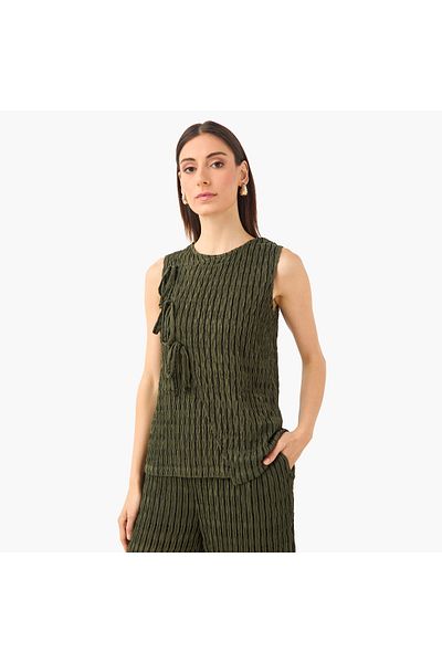 2Xtremz Textured Knit Fashion Top