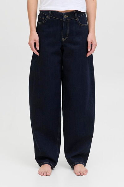 Jack & Jones Blugi de damă Barrel Fit 100% bumbac - Fuji