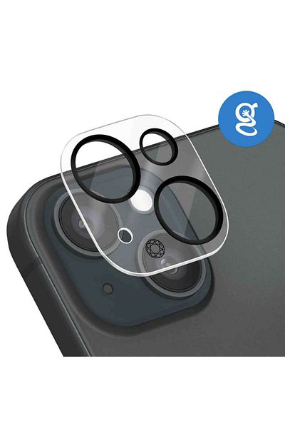 iShield » Protecție cameră pentru iPhone 13 / iPhone 13 Mini, sticlă securizată, acoperire completă, contur lentile, transparentă