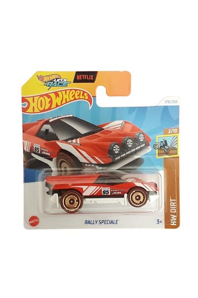 HOT WHEELS Masinuta Metalica Hot Wheels, Rally Speciale, Colectia HW Dirt - Editia 2024, Rosu, 1:64