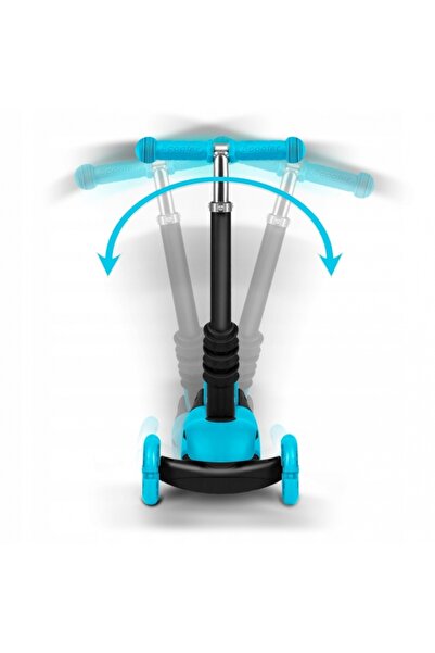 Ricokids 3 in 1 scooter for children Buggy Blue with adjustable seat, adjustable handlebar height,