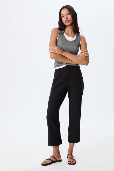 Stradivarius Smart darted ankle trousers