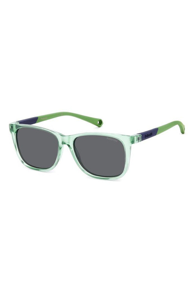 Polaroid Unisex Green-Smoked Organic Polarized (Uv) Glass Bone Closed Frame R...