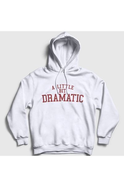Presmono Unisex White a Little Bit Dramatic Regina George Mean Girls Hooded Sweatshirt 557687Tt