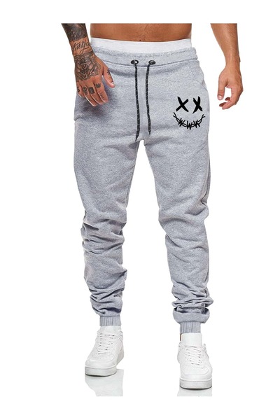 Lider Leather Pantaloni de trening pentru bărbați, cu manșete elastice, unisex