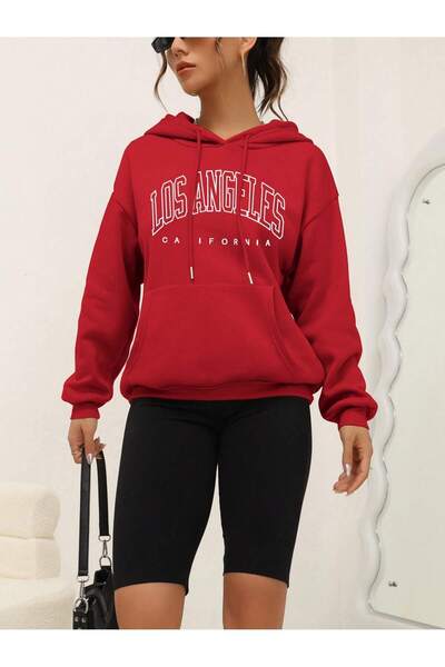 Lider Leather Hanorac unisex imprimat pentru femei