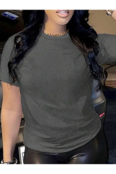 Lider Leather Tricou Basic Unisex – Croială Standard, Material Bumbac-Poliest...