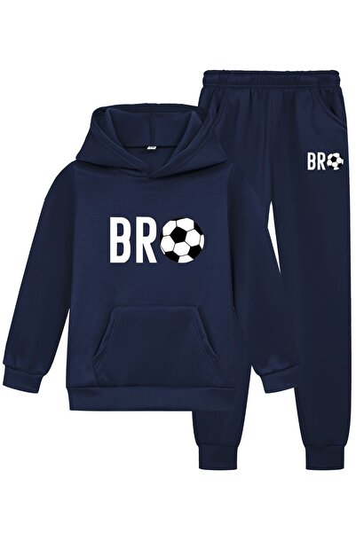 Lider Leather طقم بدلة رياضية بغطاء للرأس مطبوعة للأطفال - اختيار مريح وأنيق ...