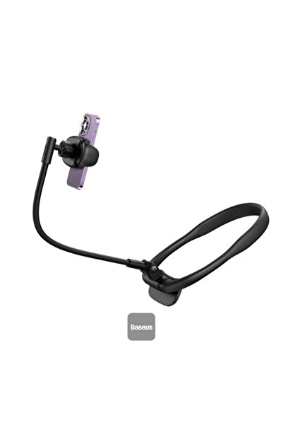Baseus ComfortJoy Series universal neck mount, phone stand black