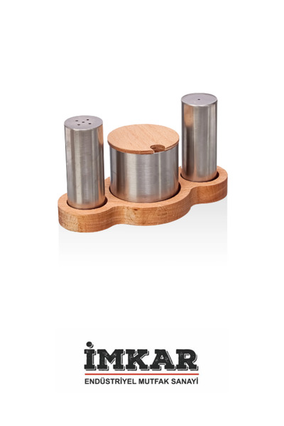 Kısmet 3'LÜ TUZLUK ŞEKERLİK KARABİBERLİK SETİ