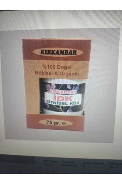 Kırkambar Krem İDRAR KAÇIRMA KÜRÜ (İDK)