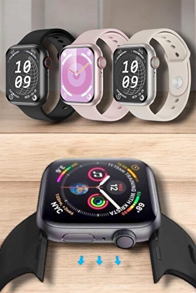 UCUZTEKNO Akıllı Saat Adım Sayar, Kalp Atışı İzleme Dokunmatik Bluetooth Bağl...