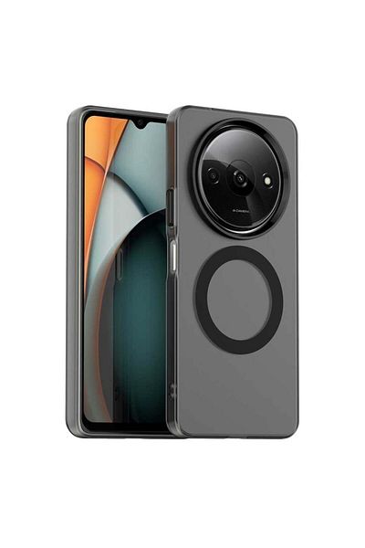 SKYDDAR INNOVATION Case for Xiaomi Redmi A3 / Redmi A3x, CandyCase, Magsafe, sticker set, Black