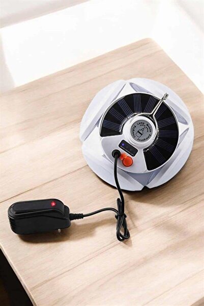 AyrStore Katlanabilir Taşınabilir Kamp Lambası Işıldak Beyaz Işık Güneş Enerj...