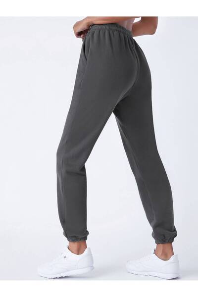 Lider Leather Γυναικείο παντελόνι φόρμας με λάστιχο στο τελείωμα