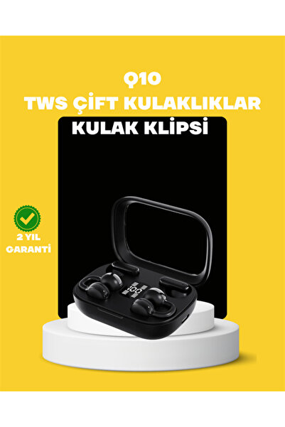 UCUZTEKNO TWS Q10 Kablosuz Kulaklık – Şarj Kutulu, Yüksek Ses Kalitesi, Bluet...