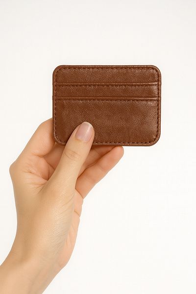 UCCELLO Textured Faux Leather Card Holder