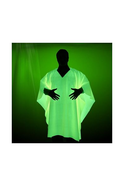 PROCART Green glow luminescent textile material, 1.45 sqm, washable, 190g/sqm