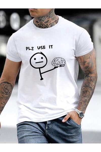 Lider Leather TRICOU BĂRBAȚI OVERSIZE CU IMPRIMEU PLZ