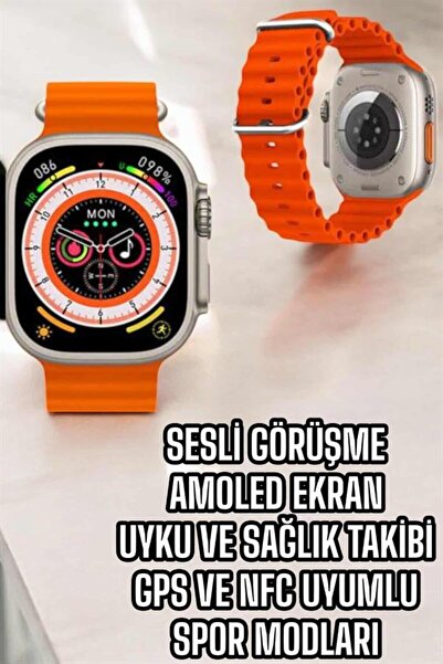 UCUZTEKNO Yeni Nesil Akıllı Saat Nabız Ölçer Sağlık Ölçer ve Kalori Ölçer Uyk...