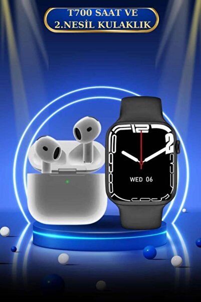 Genel Markalar 3.Nesil Tws Bluetooth Kulaklık Ve Dokunmatik Ekran Akıllı Saat...
