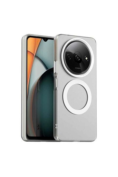 SKYDDAR INNOVATION Case for Xiaomi Redmi A3 / Redmi A3x, CandyCase, Magsafe, sticker set, White