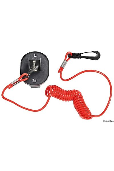 OSCULATI Intrerupator de Siguranta Universal Incastrat, Montare Tablou Bord, Activare Manuala/Automata
