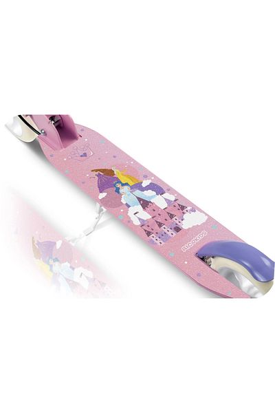 Ricokids Kodi Princess foldable children's scooter, adjustable handlebar height, anti-slip platform