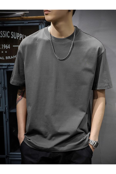 Lider Leather Tricou Basic Unisex – Croială Standard, Material Bumbac-Poliest...