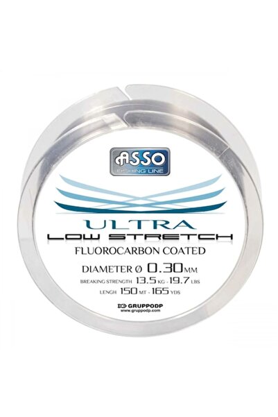 Mimteam Fir monofilament Asso Ultra Low Stretch Smoke, 50 m, 0,08 mm, rezistență la nod de 8 kg