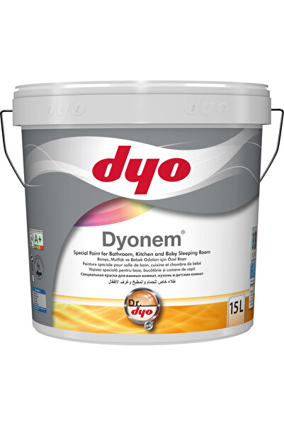 Dyo Dyonem Nem Önleyici Boya Mat Duvar Boyası Beyaz